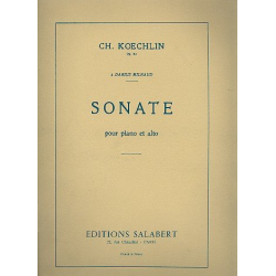 Sonate op.53 : pour alto et piano - Charles Louis Eugene Koechlin