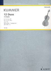 12 Duos op.105 : für 2 Violoncelli - Friedrich August Kummer