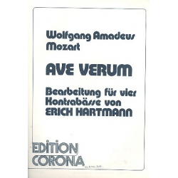 Ave Verum für 4 Kontrabässe -Wolfgang Amadeus Mozart