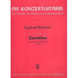 Sonatine nach japanischen - Siegfried Behrend