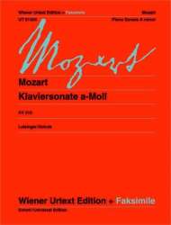 Sonate a-Moll KV310 : - Wolfgang Amadeus Mozart
