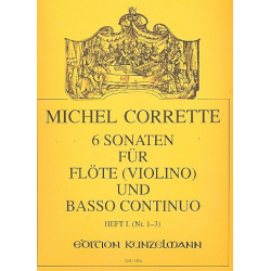 6 Sonaten op.13 Band 1 (Nr.1-3) : - Michel Corrette
