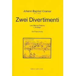 2 Divertimenti : für Klavier - Johann Baptist Cramer