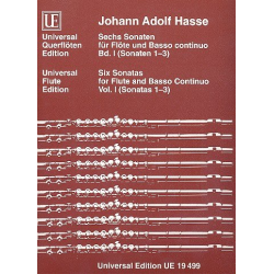 6 Sonaten op.2 Band 1 (Nr.1-3) : - Johann Adolf Hasse