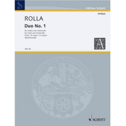 Duo B-Dur Nr.1 : für Violine - Alessandro Rolla