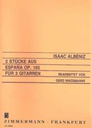 3 Stücke aus Espana op.165 : - Isaac Albéniz / Arr. Gerd Maesmanns