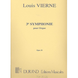 Symphonie no.3 op.28 : pour orgue - Louis Victor Jules Vierne