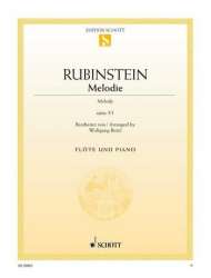 Melodie in F op.3,1 : für Flöte - Anton Rubinstein / Arr. Wolfgang Birtel