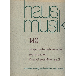 6 Sonaten op.2 : für -Joseph Bodin de Boismortier