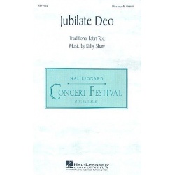 Jubilate Deo for female chorus a cappella - Kirby Shaw