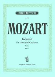 Konzert Es-Dur KV417 für Horn und - Wolfgang Amadeus Mozart / Arr. Peter Damm