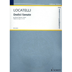 12 Sonaten op.2 Band 2 (Nr.7-12) : -Pietro Locatelli