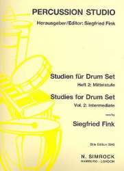 Studien für Drum Set Band 2 : - Siegfried Fink