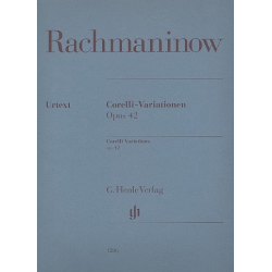 Corelli-Variationen op.42 : für Klavier - Sergei Rachmaninov (Rachmaninoff)