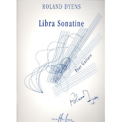 Libra sonatine : pour guitare - Roland Dyens