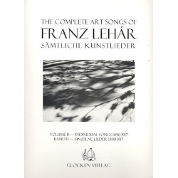 Sämtliche Kunstlieder Band 2 - - Franz Lehár