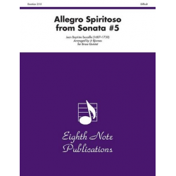 Allegro Spiritoso from Sonata #5 - Jean-Baptiste Senaillé / Arr. Bill Bjornes Jr