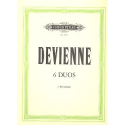 6 Duos op.74 : für 2 Klarinetten - Francois Devienne