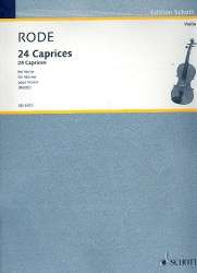 24 Capricen in Etüdenform in den - Jacques Pierre Joseph Rode / Arr. Max Rostal
