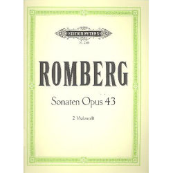 Sonaten op.43 : für 2 Violoncelli - Bernhard Romberg
