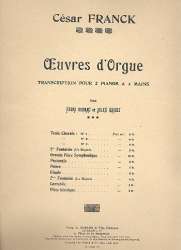 Fantaisie no.1 pour orgue : pour 2 pianos - César Franck