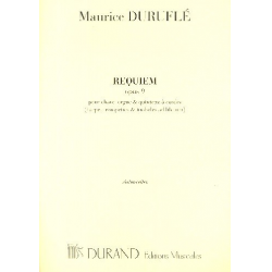 Requiem op.9 : pour chant, - Maurice Duruflé