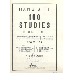 100 Studies op.32 vol.3 : 20 Studies - Hans Sitt