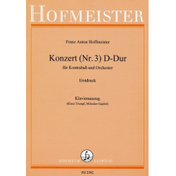 Konzert D-Dur Nr.3 für Kontrabaß - Franz Anton Hoffmeister