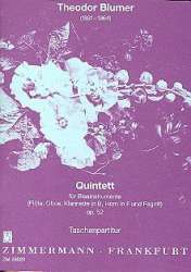 Quintett op.52 : für Flöte, Oboe, - Theodor Blumer