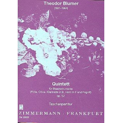 Quintett op.52 : für Flöte, Oboe, - Theodor Blumer