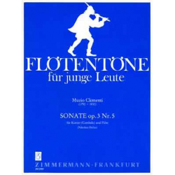 Sonate op.3,5 : für Flöte - Muzio Clementi