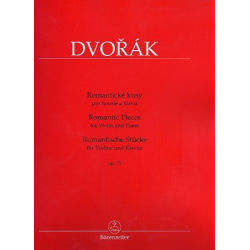 Romantische Stücke op.75 : für Violine - Antonin Dvorak