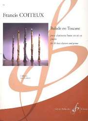 Balade en Toscane : pour clarinette basse - Francis Coiteux