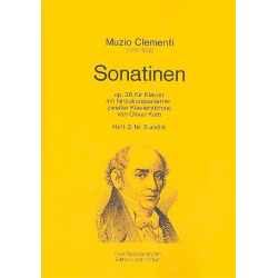 6 Sonatinen op.36 Band 3 für Klavier : - Muzio Clementi