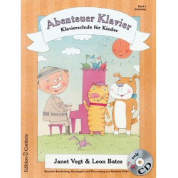 Abenteuer Klavier Band 1 (+CD) : - Janet Vogt