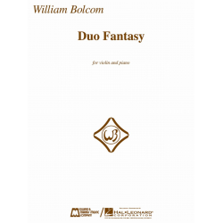 Duo Fantasy : for violin and piano - William Bolcom