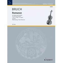 Romanze F-Dur für Violine und Orchester : - Max Bruch