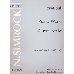 Klavierwerke Band 2 (1895-1902) - Josef Suk