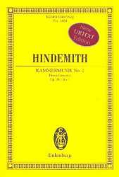 Kammermusik Nr.2 op.36,1 : - Paul Hindemith / Arr. Giselher Schubert