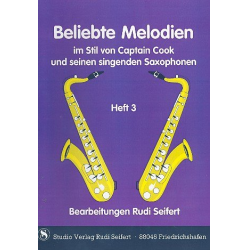 Beliebte Melodien im Stil von Captain Cook Band 3 (Klavier/Keyboard/Akkordeon) - Captain Cook und seine singenden Saxophone / Arr. Rudi Seifert