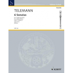 6 Sonaten op.2 Band 3 (Nr.5-6) : -Georg Philipp Telemann