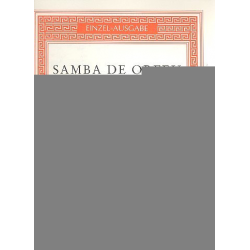 Samba de Orfeu : für Klavier - Luiz Bonfa / Arr. Gabriel Bock