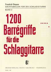 1200 Barré-Griffe für die Schlaggitarre - Friedrich Stoppa