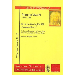 Domine Deus RV589 : für - Antonio Vivaldi