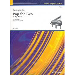 Pop for two : für Klavier zu 4 Händen - Carsten Gerlitz