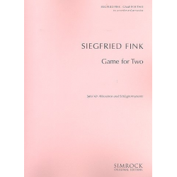 Game for two : für Akkordeon und -Siegfried Fink