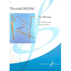 Air allemand op.22 : pour flute et piano - Theobald Boehm