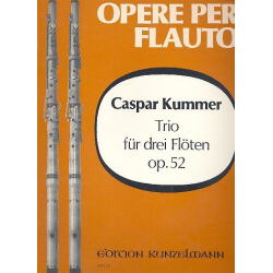 Trio op.52 : für 3 Flöten - Caspar Kummer