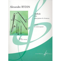 Játékok : pour 3 clarinettes et clarinette basse - Alexandre Rydin