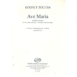 Ave Maria für Frauenchor und Orgel - Zoltán Kodály